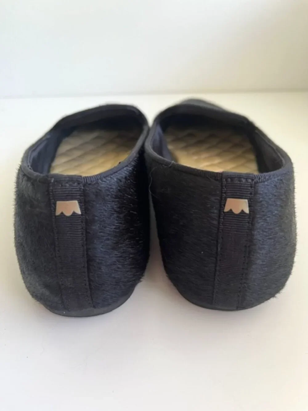 Birdies The Blackbird Loafers in Black Calf Hair | Size 8.5